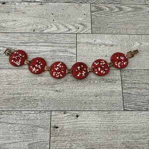 Enamel Bracelet Mid Century Modern Vintage Copper Modernist Artisan Retro MCM